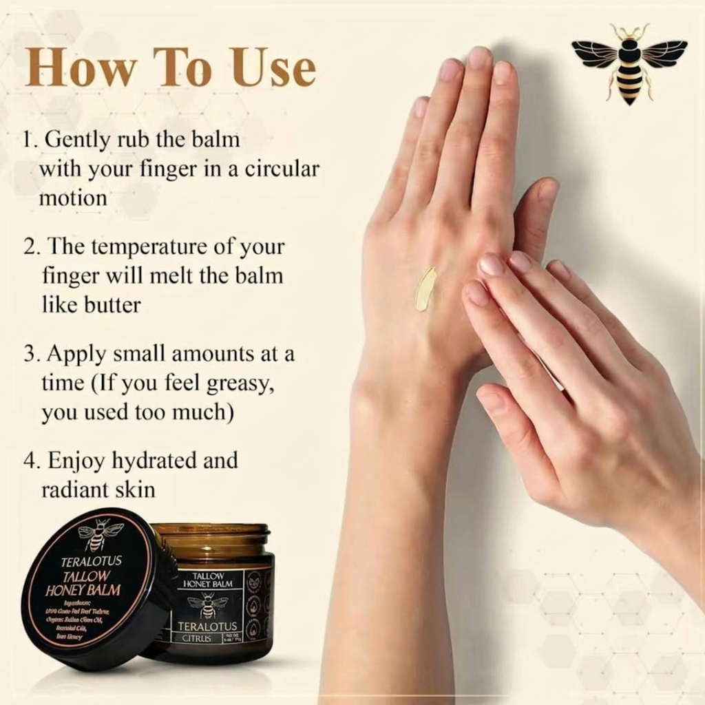 TERALOTUS honey tallow balm